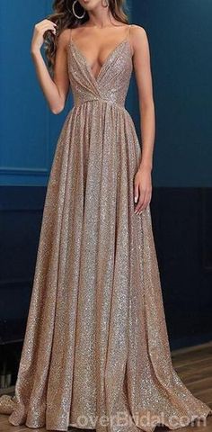 Spaghetti Straps Sparkly Long Evening Prom Dresses, Cheap Custom Sweet 16 Dresses, 18560 #prom #promdresses #longpromdresses #cheapromdresses #Dressesformal #fancydresses #eveningdresses #2019prom Modest Prom Dresses Long, Prom Dresses Long Modest, Modest Prom Dresses, Trendy Prom Dresses, Modest Prom, Prom Dresses 2019, Outfit Chic, Long Evening Dress, Prom Dresses Modest