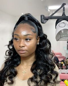 Very cute definitely for the gurls 😍😍🌸 Half And Half Down Hairstyles, Half Uo Half Down Black Women, Half Up Half Down Barbie Ponytail, Half Up Half Down Leave Out, Half Up Half Down Wand Curls, Half Up Half Down Hair Black Women Quick Weave, Curled Hairstyles Half Up Half Down, Half Up Half Down Hairstyles Straight, Half Up Half Down With Curls