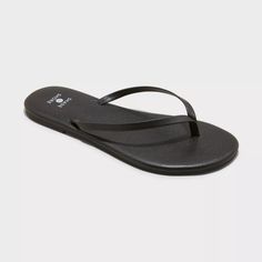 Women's Cali Flip Flop Sandals - Shade & Shore™ Black 7 : Target Adjustable Toe Post Flip Flops For Summer Outings, Toe Post Flip Flops For Summer Outings, Adjustable Synthetic Spring Flip Flops, Adjustable Summer Jelly Sandals For Beach Season, Adjustable Lightweight Beach Flip Flops, Adjustable Lightweight Flip Flops For The Beach, Adjustable Trendy Flip Flops For The Beach, Adjustable Synthetic Flip Flops For Poolside, Lightweight Toe Post Flip Flops For Spring