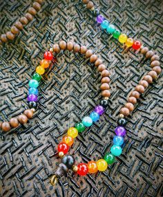 Mala Beads connecting you to the 7 main chakras, to balance and align your amazing energy within. Transform your life using the collection of crystals, gems, and colors to create positive change. ✨ Adjustable Multicolor Crystal Necklace With 8mm Beads, Spiritual Multicolor Beaded Bracelets, Rainbow Spiritual Jewelry For Healing, Spiritual Rainbow Jewelry For Healing, Multicolor Polished Beads Bracelet For Meditation, Multicolor Polished Beaded Bracelets For Meditation, Rainbow Gemstone Beaded Necklaces For Healing, Bohemian Rainbow Crystal Necklaces For Healing, Multicolor Crystal Necklaces With 8mm Round Beads