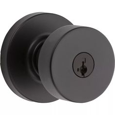 an image of a black door knob