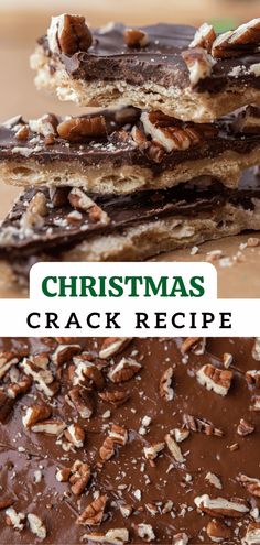 This saltine cracker butter toffee chocolate candy is crunchy, sweet, and will quickly become one of your favorite sweet treats ever! Saltine Cracker Candy, Bark Candy, Saltine Cracker Toffee, Perfect Christmas Dessert, Saltine Cracker, Saltine Toffee, Christmas Bark, Cracker Candy, Homemade Toffee