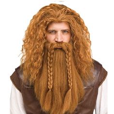 Category:Synthetic Wig; Gender:Men's; Wig Type:Cosplay Wig; Occasion:Daily Wear,Party / Evening,Party,Birthday,Cosplay Costumes; Age Group:Adults; Color Shade:Brown; Hair Material:Synthetic Hair; Cap Construction:Machine Made; Texture:Curly; Length:Long; Features:Fluffy,Party,Comfortable,Fashion,Soft; Heat Resistant:Yes; Listing Date:08/08/2023; Cap Circumference:; Front to Back:; Nape of Neck:; Side to Side Across Forehead:; Side to Side Over Top:; Temple to Temple Across Back:; Hairstyle:Asymm Viking Wig, Beard Wig, Long Mustache, Beard Costume, Beards And Mustaches, Fake Beards, Costume Carnaval, Viking Beard, Natural Hair Wigs