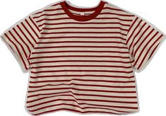 Red Short Sleeve Tops With Vertical Stripes, Red Cotton Tops With Vertical Stripes, Red Cotton Top With Vertical Stripes, Red Summer Top With Striped Collar, Summer Tops With Horizontal Stripe Pattern For Everyday, Everyday Short Sleeve Tops With Vertical Stripes, Everyday Summer Tops With Horizontal Stripes, Everyday Summer Top With Horizontal Stripes, Sporty Summer Tops With Striped Collar