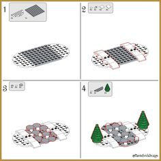 instructions to make a lego christmas tree