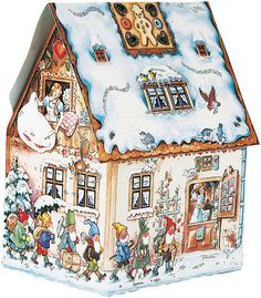 11501 Advents Calendar   Fairy Tale House  2 part - German Specialty Imports llc Hobby Craft Advent Calendar Castle, Victorian Houses Advent Calendar, Hobbycraft Advent Calendar House, Vintage Advent Calendar Free Printable, Wood Victorian Advent Calendars, Christmas Advent Calendar Vintage, Vintage Advent Calendars, Merry Chrismast, German Advent Calendar