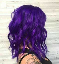 Bright Purple Hair, Violet Hair Colors, Colorful Hairstyles, Lumpy Space, Dark Purple Hair, Violet Hair, Salon Software, Scheduling Software, Hair Color Purple