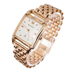 Tiffany And Co Watches Women, Tiffany Watch Woman, Tiffany And Co Watch, Tiffany Watch, Elegant Watches Women, Tiffany Watches, Tiffany White, Tiffany Gold, Universal Geneve