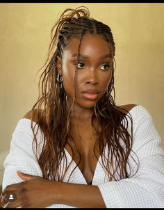 Protective Hairstyles Braids, Fulani Braids, Pretty Braided Hairstyles, New Hairstyle, Natural Hair Braids, African Braids Hairstyles, Goddess Braids