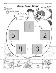 a worksheet with numbers and pictures to help students learn how to count the number