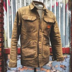 Celana Kargo, Fall Outerwear, Mens Fashion Rugged, Bike Clothes, Canvas Jacket, Safari Jacket, Coron, Gentleman Style, Leather Jacket Men