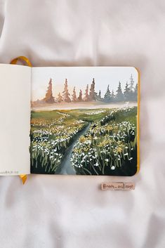 Gouache painting, sunrise painting, foggy meadow, Misty meadow, Foggy sunrise, Misty sunrise Gouache Scenery, Gauche Paint, Foggy Meadow, Misty Meadow, Painting Meadow, Misty Sunrise, Foggy Sunrise, Painting Sunrise, Watercolor Art Landscape