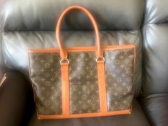 Genuine Louis Vuitton vintage bag.  There are a few scoff marks and the one of the handles needs repairing.  Please see pictures. Louis Vuitton Vintage Bag, Louis Vuitton Vintage, Top Handle Bags, Vintage Bag, Vintage Louis Vuitton, Carry Bag, Carry On Bag, Vintage Bags, Purses And Handbags