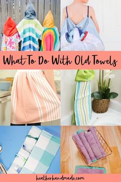 what to do with old towels in the bathroom and how to use them for cleaning