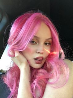 Torte Aesthetic, Strawberry Shortcake Hair, Raspberry Torte, Hot Pink Hair, Hair Color Pink, Dye My Hair, Hair Dye Colors, Hair Inspiration Color