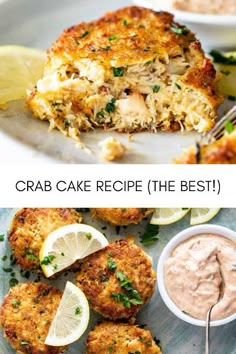 crab cake recipe the best with lemon and parsley