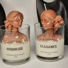 Flower Lady Candle, Woman Body Shape Candle, Wedding Anniversary Gift, Blindfolded Aesthetic Goddess, Pillar Candle In Jar This beautiful set of candles is sure to make a statement and create the perfect atmosphere for your special day! The soft, creamy texture and subtle sheen of each candle will add a touch of elegance and enchanting glow to any wedding décor. They feature an intricate design in a jar with the shade of brown is complimented by the elegant accents of white and silver pearls that adorn around the body. These exquisite candles have been carefully hand-crafted with the utmost care and attention to detail. Ideal for the wedding aisle, floral centerpieces, mantelpiece displays, or anywhere needing a touch of luxurious style, these candles will bring a sparkling ambience to you Blindfolded Aesthetic, Body Shape Candle, Aesthetic Goddess, Candle In Jar, Candle Making Recipes, Handmade Candles Diy, Flower Lady, Homemade Scented Candles, Candle Making Business