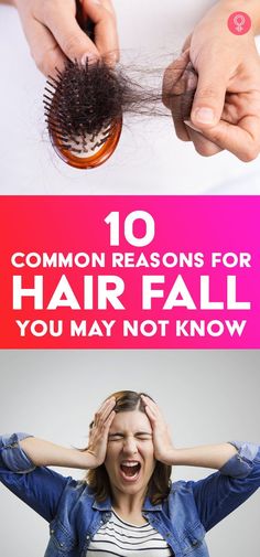 10 Common Reasons For Hair Fall You May Not Know: However, the growth cycle of your hair can be influenced by a variety of factors. Here are eleven factors that may be causing your hair fall problems. #haircare #hairfall #haircaretips Hair Fall Problem, Hair Growth Supplement, New Hair Growth, Growth Tips