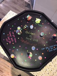 a child's birthday plate with lots of space on it