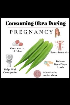 health benefits of okra in pregnancy Vegetarian Pregnancy, Vegetables Ideas, Pregnancy Chart, Healthy Pregnancy Diet, Labor Nurse, Fertility Health