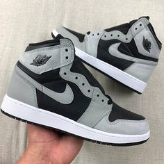 Jordan 1 High “Shadow 2.0” 7y= Women 8.5. Brand New In Box Shadow 2.0 Jordan 1, Black Breathable High-top Jordan Shoes, Air Jordan 1 Grey And Black, Jordan 1 Retro High Og Shadow 2.0 Womens, Black High-top Jordan Shoes Synthetic, Grey Jordans, Buy Jordans, Nike Jordan Retro, Womens Jordans