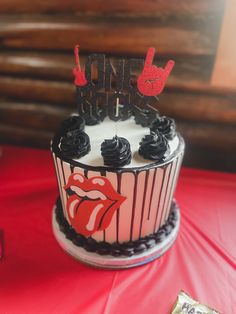 Baby birthday rock n roll birthday theme boy birthday birthday boy happy first birthday rock theme birthday cake birthday Rock N Roll Theme Birthday Party, Rocking First Birthday, Rock One Birthday, Rock N Roll First Birthday, Rocked One Year Birthday Party, One Rocks Birthday Party Cake