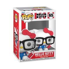 hello kitty pop vinyl figure with glasses