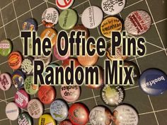 the office pins random mix is on display