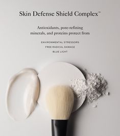 Antioxidant-rich. Potency packed. We’ve micro-milled active skincare ingredients into a powder that does more than just set. Ultra-sheer and feathery-light, this powder instantly smooths pores, evens tone, sweeps away shine. A Skin Defense Shield Complex™ made with vitamin C and probiotics shields from free radicals while protecting from blue light. Over time, pressed-in actives help to control sebum and refine skin texture. Works like makeup, acts like skincare, for the ultimate ‘how-is-my-skin Westman Atelier, Skincare Brush, Makeup Shades, Makeup Artist Tips, Pink Bubbles, Clean Makeup, Skin Benefits, Skincare Ingredients, Free Makeup