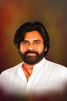 digital art Pavan Kalyan Hd Images, Pavan Kalyan, Durga Photo, Hd Cover Photos, Iphone Wallpaper Bright, Wallpaper Bright, Prabhas Pics, Oil Painting Background, New Images Hd