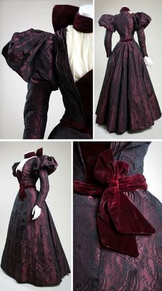 Concert Pianist, 1890s Fashion, 1800s Fashion, Afternoon Dress, 19th Century Fashion, History Fashion, Old Dresses, Victorian Clothing, Antique Dress