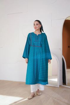 "Brand New with tags Agha Noor Original 💯  2 Piece Lawn Embroidered Shirt With Mirror Work & Printed lawn dupatta  Size:Small Medium & Large Small Chest:39\" Medium Chest:41\" Large Chest:44\" Shirt Length:45\" ❗️Shirt & Dupatta❗️ ❌No Return or Exchange❌ ➡️Feel free to message us if you need more pictures, measurements and details about the dress." Long Sleeve Jamawar Traditional Wear With Dabka Work, Eid Anarkali Embroidered Fabric With Long Sleeve, Long Sleeve Salwar Kameez With Chikankari Embroidery, Long Sleeve Cambric Salwar Kameez With Chikankari Embroidery, Embroidered Anarkali Lawn Suit With Long Sleeves, Embroidered Cotton Silk Anarkali Set, Cotton Churidar With Dupatta And Long Sleeves, Long Sleeve Cambric Anarkali Set With Chikankari Embroidery, Cambric Anarkali Set With Chikankari Embroidery