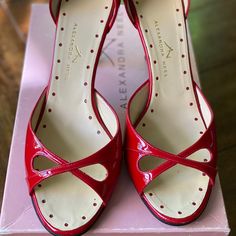 Red Patent Leather Heels- 3 Inch Heels. Excellent Condition. 3 Inch Heels, Patent Leather Pumps, Leather Pumps, Leather Heels, Shoes Women Heels, Patent Leather, Shoes Heels, Shoe Bag, Pumps