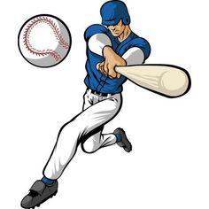 a baseball player swinging a bat at a ball that is in the air above his head