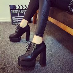 2017 new boots women's single boots waterproof high-heeled boots - Thumbnail 1 Chunky Heels Casual, New Boots, Boots Waterproof, Point Shoes, Shoes Heels Wedges, Heels & Wedges, Long Boots, 72 Hours, Up Shoes