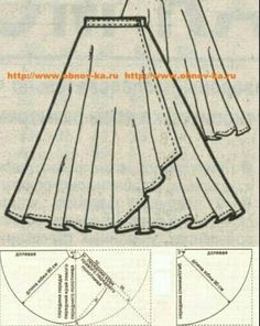 the pattern for this skirt is very easy to sew