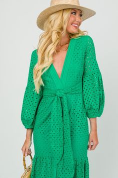 Eyelet Tie Waist Maxi, Green Spring V-neck Maxi Dress With Cutout, V-neck Maxi Dress With Smocked Back For Date Night, Off Shoulder Jacket, Athleisure Accessories, Blue Door, Comfy Tops, Hello Gorgeous, Blazer Dress, Black Maxi Dress