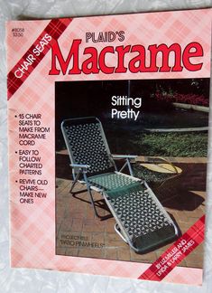 a magazine cover with a lawn chair on the front and an advertisement for patio furniture