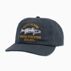 sendero provisions bad to the bone hat - angle view Bone Hat, To The Bone, Bad To The Bone, Fly Rods, The Bone, Lone Star, Frying, Embroidered Design, Sale Items