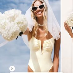 Nwt Ivory Shimmer One Piece From Cupshe, Will Ship In Original Cupshe Bag Wedding Swimsuit, Bridal Swimsuit, Cupshe Swimsuits, Swimsuit One Piece, White One Piece, Women Swimsuit, Romantic Getaway, One Piece Bathing Suit, A Goddess