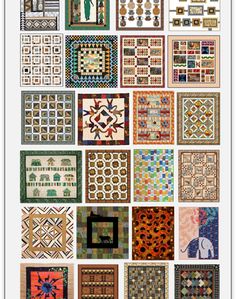 an image of many different patterns and designs