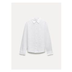 ZARA WOMAN COLLECTIONShirt made of 100% linen. Lapel collar and long sleeves with buttoned cuffs. Asymmetric hem with side vents. Front button closure. Linen Shirts Women, Zara Woman, Blazer Dress, T-shirt Polos, Trouser Jeans, Swimwear Accessories, Lapel Collar, Asymmetric Hem, Linen Shirt