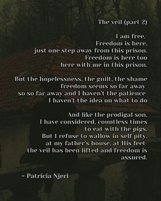 a poem written in front of a black background with an image of a person sitting on a bench