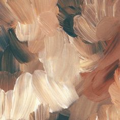 an abstract painting with multiple shades of brown and beige