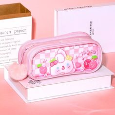 🐰🌸 Sweet Bunny Pencil Case: Whimsical and Practical 🌸🐰 Introducing the Sweet Bunny Pencil Case, a charming and functional accessory that adds a touch of whimsy to your school or office supplies. 🐰 Adorable Design: This pencil case features a sweet bunny face and soft pastel colors, making it a delightful addition to your daily routine. 🌸 Organized Essentials: Keep your pens, pencils, erasers, and other stationery items neatly organized and easily accessible with this spacious and cute penc Cute Pencil Shaped Pencil Case For Students, Portable Pink Pencil Case For Students, Kawaii Pencil Case With Pen Holders For Students, Kawaii Pencil Case With Pen Slots For School, Kawaii School Pencil Case With Pen Slots, Cute Pencil Case With Pen Holders, Kawaii Stationery With Pen Holders, Kawaii Pen Holders For Students, Cute Pencil Case With Pen Holders For Students