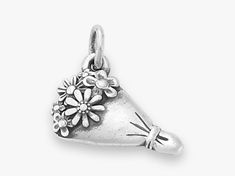 Flowers Wrapped In Paper, Pretty Bouquet Of Flowers, James Avery Charm Bracelet, Pandora Bracelet Charms Ideas, James Avery Rings, Pretty Bouquet, James Avery Charms, Prettiest Bouquet, Bouquet Charms