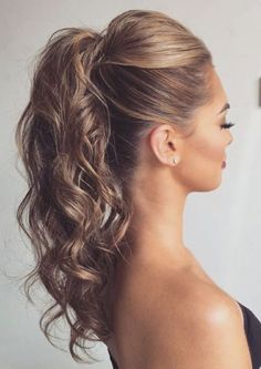 Latest Hairstyles and Haircuts for Women in 2016 — The Right Hairstyles for You Date Night Hair, High Ponytail Hairstyles, Prom Hair Updo, Night Hairstyles, Evening Hairstyles, Short Hairstyle, Hair St