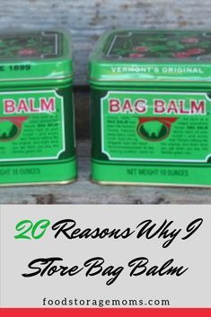 Vintage Skills, Traditional Homemaking, Bag Balm, Survival Food, Aid Kit