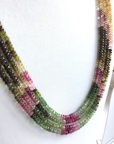 Multi Tourmaline Mixed Shaded Faceted Beads Necklace Natural Gemstone Weight: 421.70 Carats Strands: 4 Free Drilling ! Message for bulk order discounts gemstones jewelry by Prismatic Gems We even do Custom order, Please write us a message or email us on info@gemprism.com Luxury Gemstone Beads Necklaces, Cheap Multicolor Strand Jewelry, Luxury Beaded Necklaces With Colorful Beads, Luxury Faceted Round Beaded Necklaces, Luxury Faceted Round Beaded Necklace, Luxury Multicolor Fusion Beaded Necklaces, Tourmaline Gemstone Beaded Necklaces With Round Beads, Tourmaline Gemstone Beaded Necklaces, Faceted Round Beads Gemstones For Jewelry Making