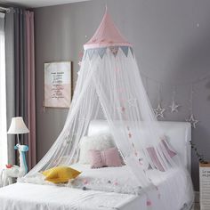 Bunk Bed Curtain, Curtain Canopy, Girls Bedroom Accessories, Round Crib, Round Cribs, Kids Bed Canopy, Kid Bed, Bed Tent, Bed Canopy